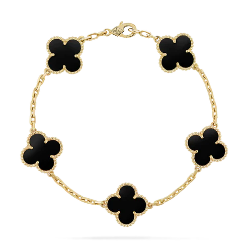 PULSERA VAN CLEEF | Bañada en oro de 18k
