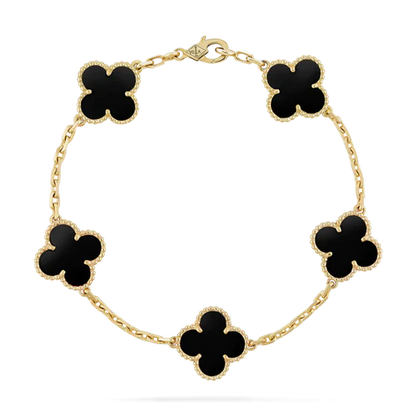 PULSERA VAN CLEEF | Bañada en oro de 18k