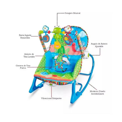 BabyCalm | Mecedora que relaja y calma al instante.