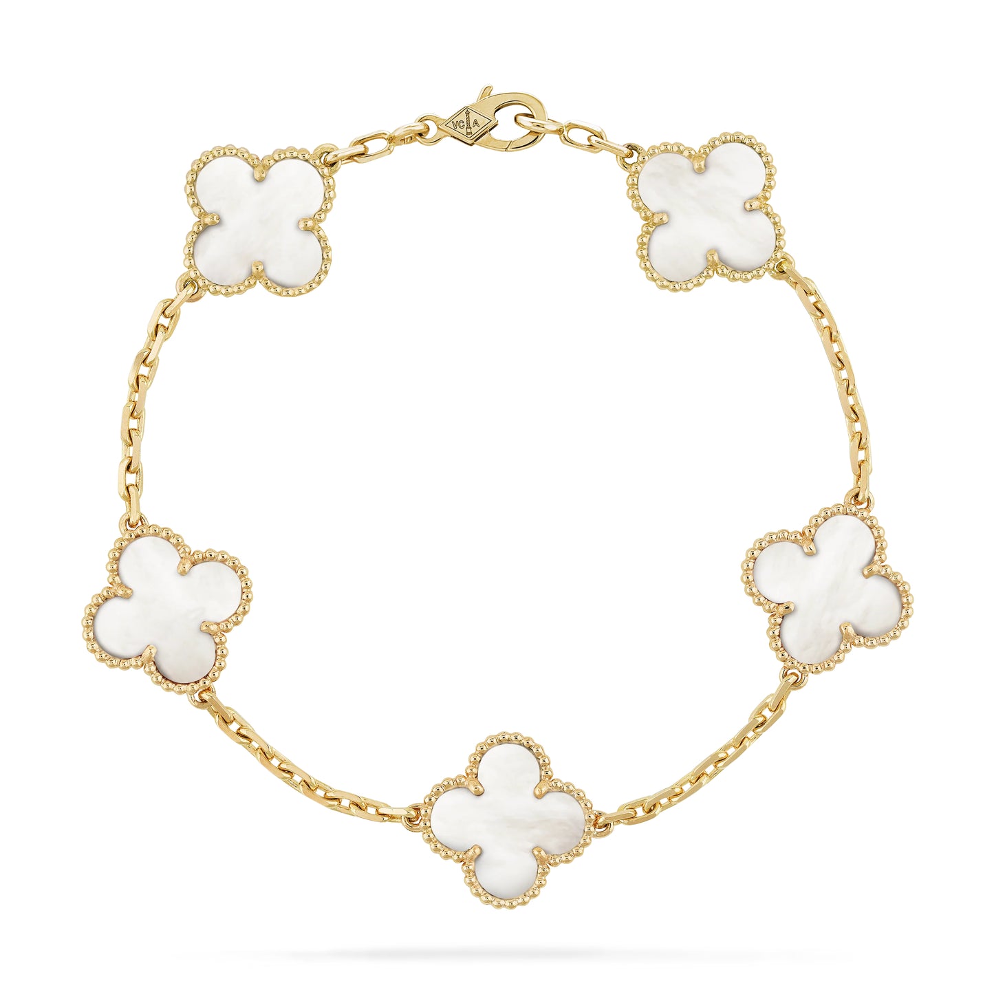 PULSERA VAN CLEEF | Bañada en oro de 18k