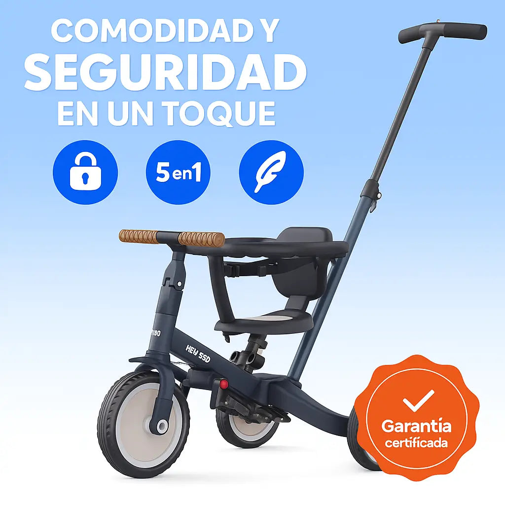 GrowBike 5en1 – comunica evolución, crecimiento y versatilidad.