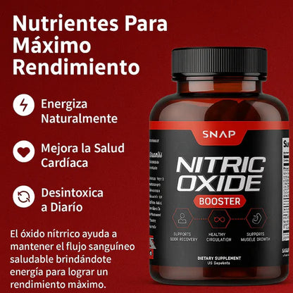 Nitric Oxide Booster | Potencia tu rendimiento al máximo con cada capsula