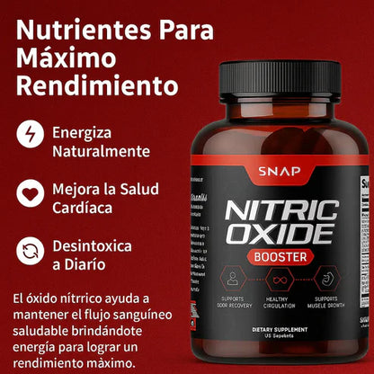 Nitric Oxide | Potencia tu rendimiento al máximo con cada capsula