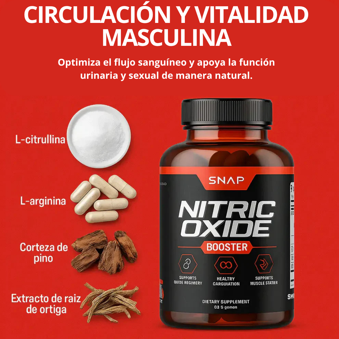 Oxido nitrico | Potencia tu rendimiento al máximo con cada capsula